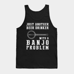 Banjo-Playing Beer Lover: Embrace the Fun with this Hilarious Tee! Tank Top